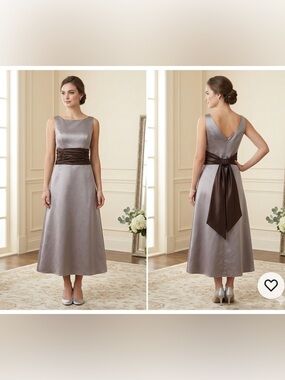WTOO Waters & Waters Taffeta Prom Party Dress 8 Wedding Bridesmaid Formal Gown